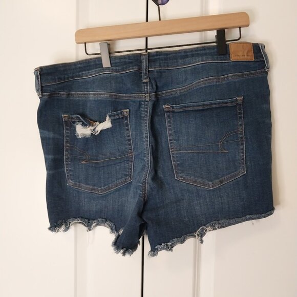 American Eagle Ripped Jean Shorts - Picture 6 of 8